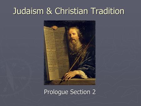 Judaism & Christian Tradition