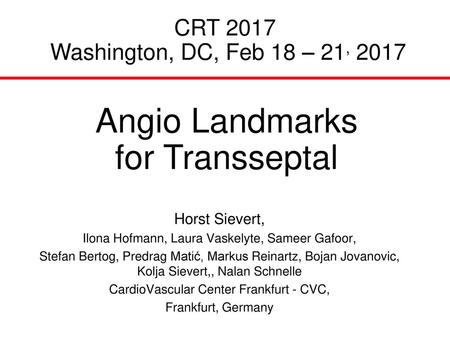 Angio Landmarks for Transseptal