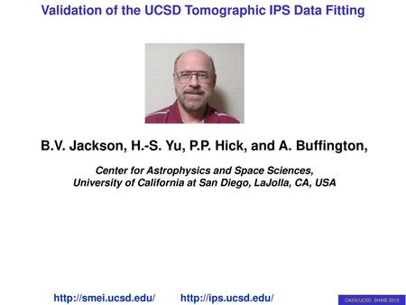 B.V. Jackson, H.-S. Yu, P.P. Hick, and A. Buffington,