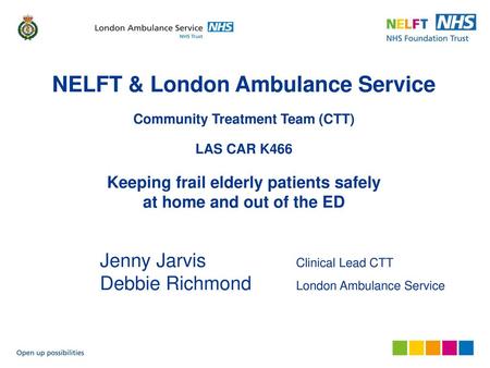 NELFT & London Ambulance Service