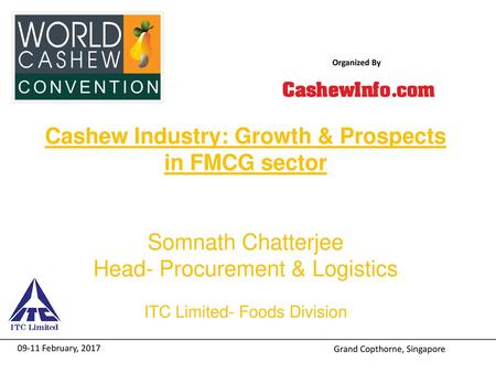 Cashew Industry: Growth & Prospects in FMCG sector