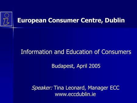 European Consumer Centre, Dublin