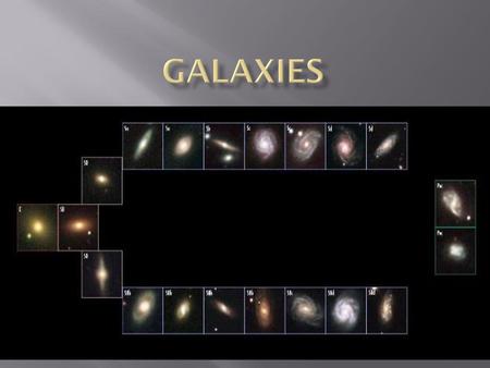 Galaxies.