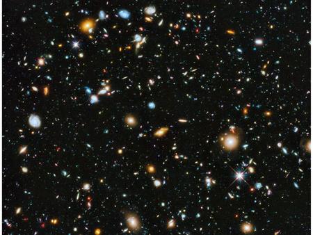 The Hubble Ultra Deep Field, or HUDF, catalogs thousands of galaxies in a small section of space in the southern constellation Fornax. Previous versions.