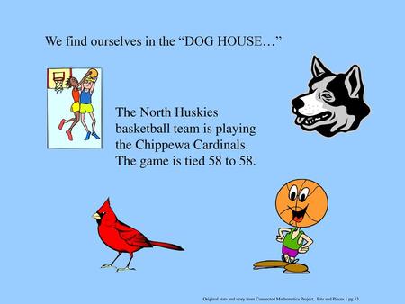 We find ourselves in the “DOG HOUSE…”