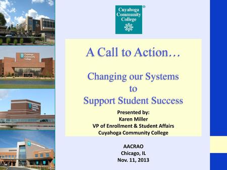 VP of Enrollment & Student Affairs Cuyahoga Community College