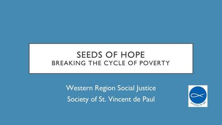 Seeds of hope Breaking the cycle of poverty