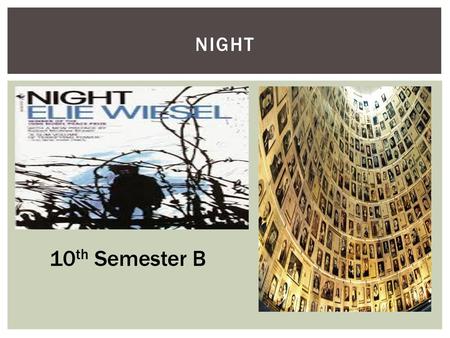 Night 10th Semester B.