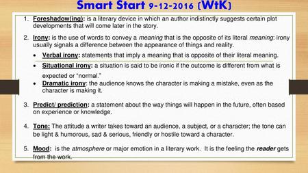 Smart Start 9-12-2016 (WtK).