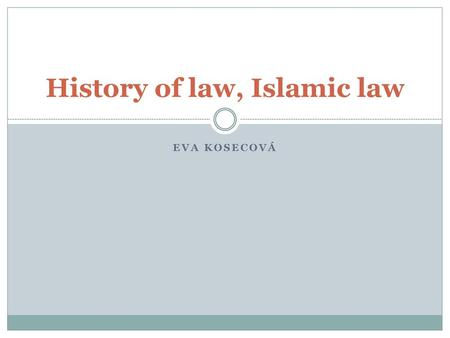 History of law, Islamic law