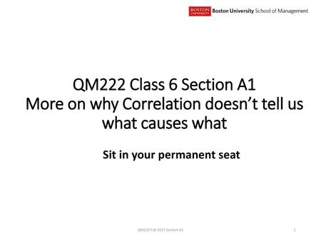 Sit in your permanent seat