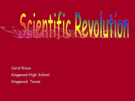 Scientific Revolution