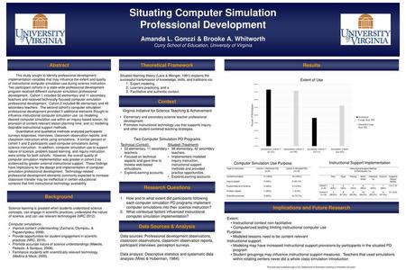 Situating Computer Simulation Professional Development Amanda L