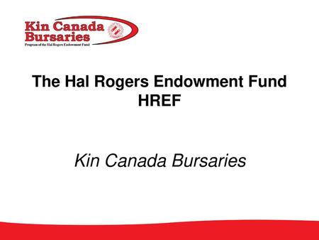 The Hal Rogers Endowment Fund HREF