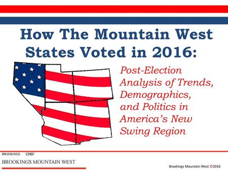 How The Mountain West States Voted in 2016: