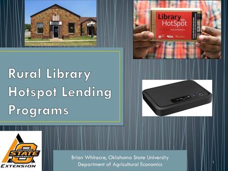 Rural Library Hotspot Lending Programs