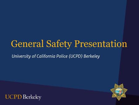 General Safety Presentation