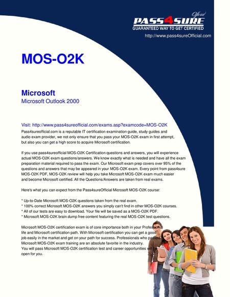 MOS-O2K Microsoft Microsoft Outlook 2000