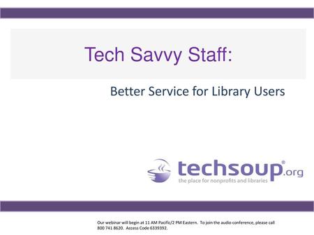 Better Service for Library Users