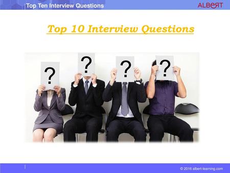 Top 10 job interview questions