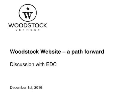 Mission today Recap agreed framework for thinking about how to improve our web presence Review proposal and plan going forward – specifically on architecture.