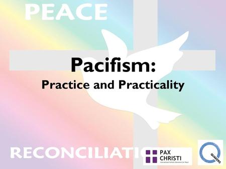 Pacifism: Practice and Practicality