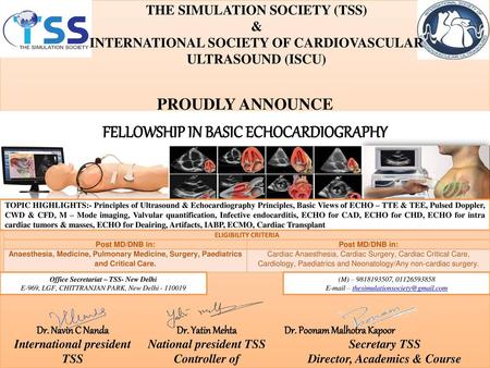 FELLOWSHIP IN BASIC ECHOCARDIOGRAPHY