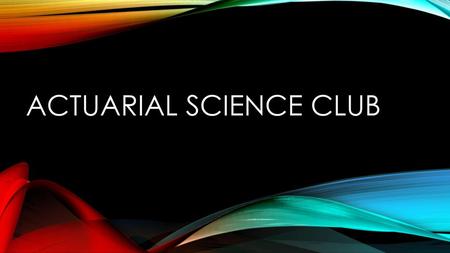 Actuarial Science Club