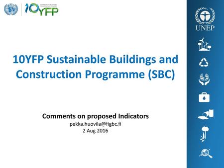 10YFP Sustainable Buildings and Construction Programme (SBC)