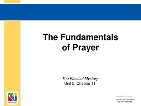 The Fundamentals of Prayer