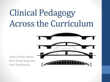 Clinical Pedagogy Across the Curriculum