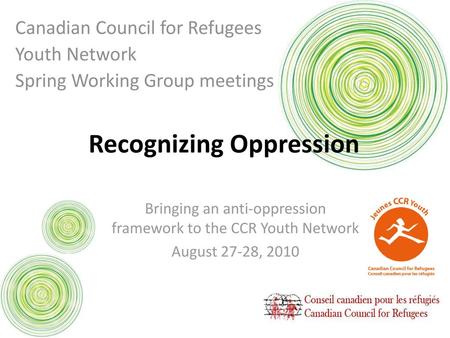 Recognizing Oppression