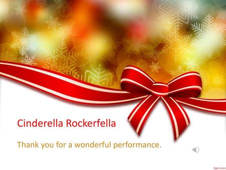 Cinderella Rockerfella