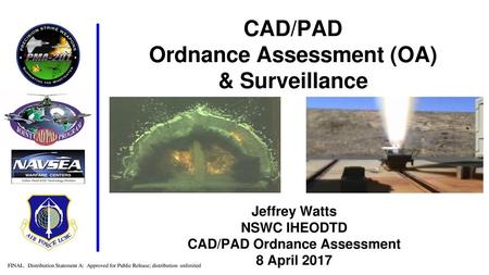 CAD/PAD Ordnance Assessment (OA) & Surveillance