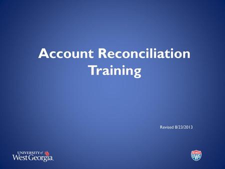 Account Reconciliation Training