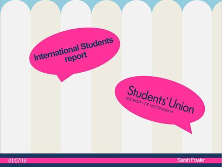 International Students report