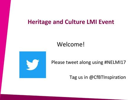 Heritage and Culture LMI Event