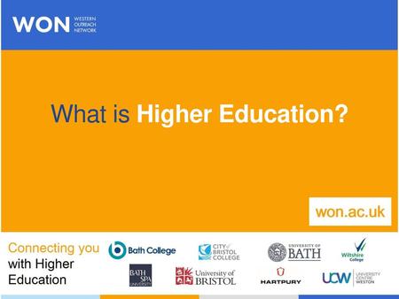 What is Higher Education?