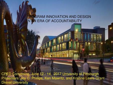 PROGRAM INNOVATION AND DESIGN