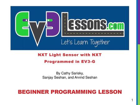 BEGINNER PROGRAMMING LESSON