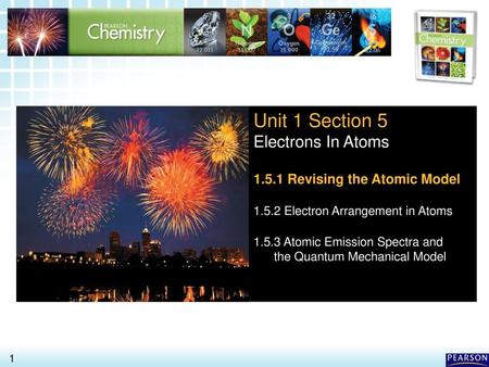 Unit 1 Section 5 Electrons In Atoms Revising the Atomic Model