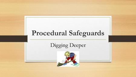 Procedural Safeguards