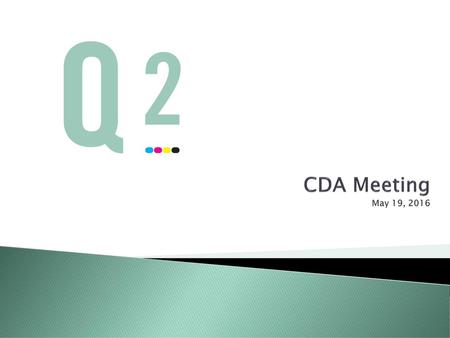 CDA Meeting May 19, 2016.