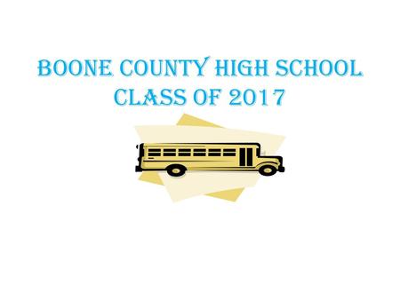 Boone County High School Class of 2017