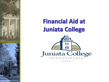 Financial Aid at Juniata College