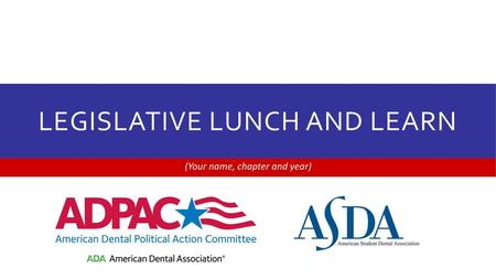 Legislative lunch and learn