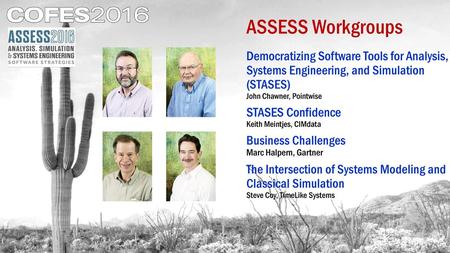 ASSESS Workgroups Democratizing Software Tools for Analysis, Systems Engineering, and Simulation (STASES) John Chawner, Pointwise STASES Confidence Keith.