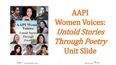 Women Voices: Untold Stories Through Poetry