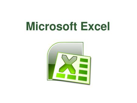 Microsoft Excel This class is “HANDS-ON” you will need to open up an excel spreadsheet and do examples as you go along. Students will be able to follow.