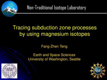 Non-Traditional Isotope Laboratory